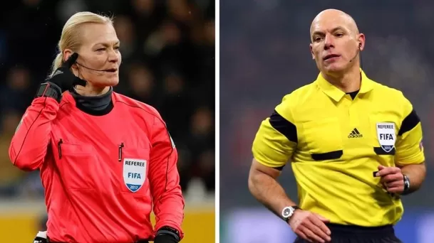 Se casaron los árbitros Bibiana Steinhaus y Howard Webb.