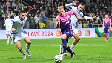 Alemania logró una importante victoria de visita en su grupo de la UEFA Nations League. | Foto: AFP.