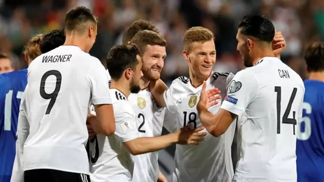 Alemania goleó 7-0 a San Marino con triplete de Sandro Wagner