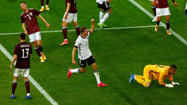  Alemania goleó 7-1 a Letonia en su último ensayo antes de la Eurocopa 