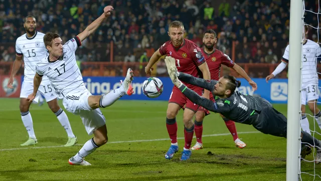 Alemania goleó a Armenia en cierre de fase clasificatoria de las Eliminatorias Europeas