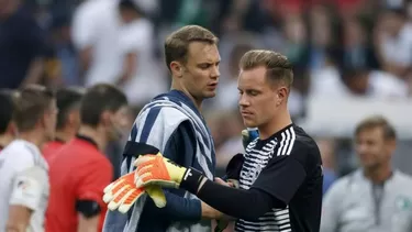 Ter Stegen muchas veces dejó al descubierto su incomodidad por no ser titular en Alemania | Foto: EFE.