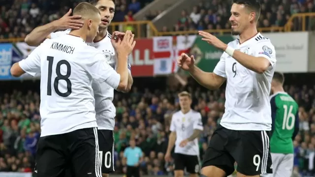 Alemania venció 3-1 a Irlanda del Norte y clasificó al Mundial Rusia 2018