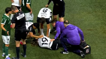 Alerta Videna: Carrillo salió lesionado en partido de Corinthians