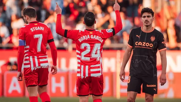 Sin Alexander Callens, Girona derrotó 1-0 al Valencia por LaLiga