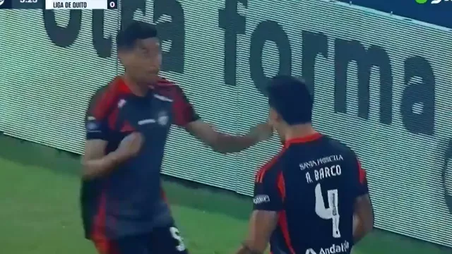 Alfonso Barco definió de gran forma y anotó en derrota de Emelec vs LDU por la Copa de Ecuador / D Sports