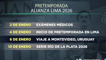 Alianza Lima confirma fecha de amistosos en Uruguay