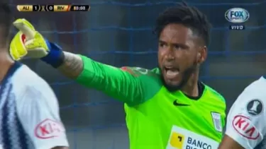 Pedro Gallese atajó penal en la Copa Libertadores | Foto: Captura Fox Sports. Pedro Gallese atajó penal en la Copa Libertadores | Foto: Captura Fox Sports.