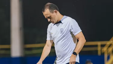 Alejandro Restrepo, DT de Alianza Lima. | Foto: Alianza Lima.