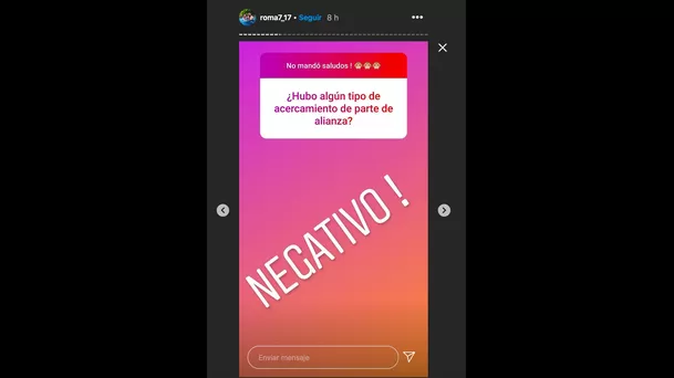 La respuesta de Reimond Manco a un hincha en Instagram.