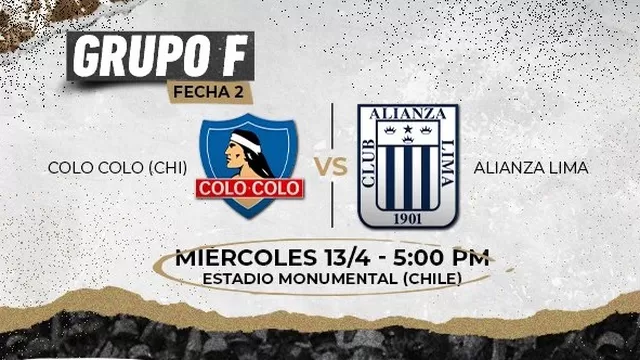 Alianza Lima visita a Colo Colo por la Libertadores: Día, hora y canal del duelo