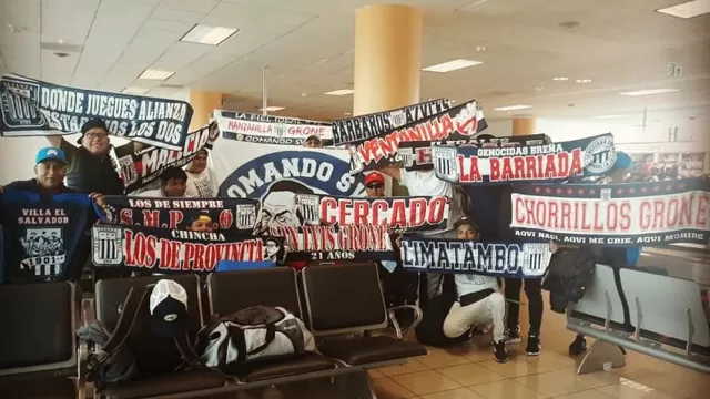 Gran número de hinchas de Alianza Lima viajaron a Chile | Foto: Comando Sur.