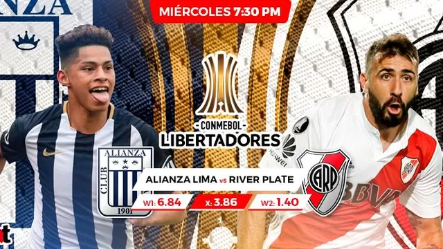 Alianza Lima y River Plate se enfrentan hoy en el Estadio Nacional | Foto: AT.