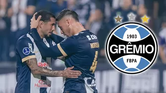 Alianza Lima derrotó 2-0 a Gremio en duelo de ida de los playoffs de la Copa Sudamericana / AD