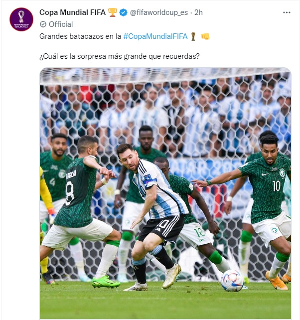 Twitter: Copa Mundial FIFA