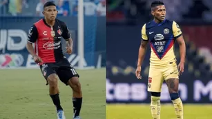 América de Pedro Aquino empató ante Atlas de Anderson Santamaría y Edison Flores