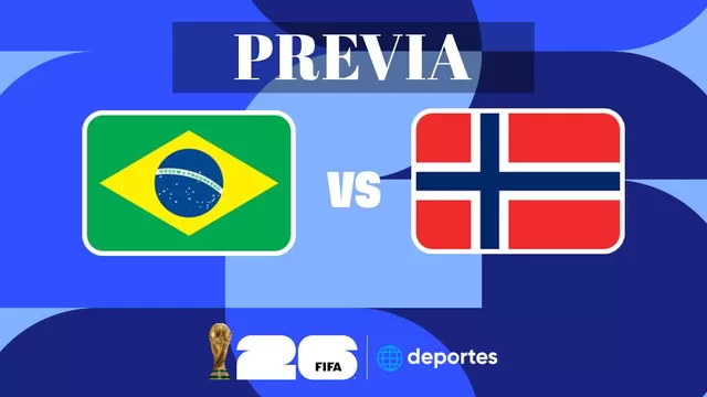 Brasil y Noruega se enfrentan por los octavos de final del Mundial 2026. Foto: América Deportes
