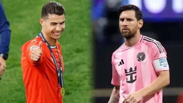 El astro argentino, figura ante Porto, respondió a la misma pregunta que le hicieron a CR7, aunque de una forma peculiar. | Composición AD El astro argentino, figura ante Porto, respondió a la misma pregunta que le hicieron a CR7, aunque de una forma peculiar. | Composición AD