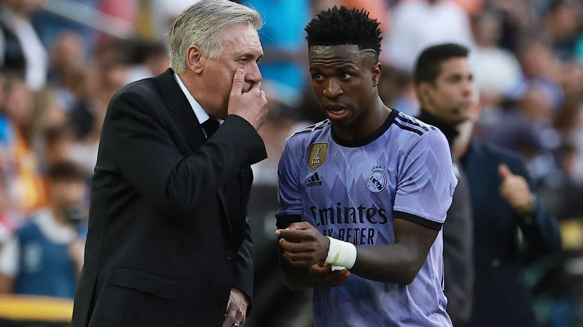 Ancelotti descartó que Vinicius se marche del Real Madrid