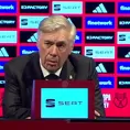 Ancelotti tras goleada del Real Madrid al Barcelona: &quot;Ha sido un partido completo&quot;