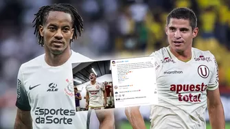 Carrillo se mostró feliz por Corzo tras el triunfo de Universitario ante Barcelona SC / AD