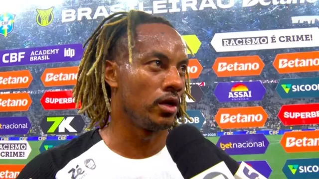 André Carrillo rompió su silencio tras anotar en empate de Corinthians ante Fortaleza / Captura / Globo