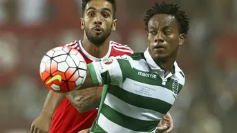 André Carrillo y un genial pase para gol del Sporting ante CSKA Moscú