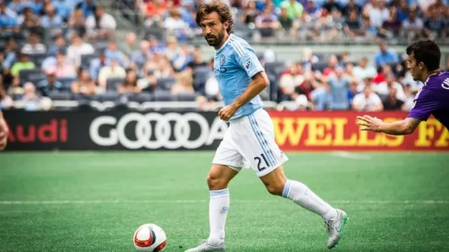 Pirlo debutó en la MLS.