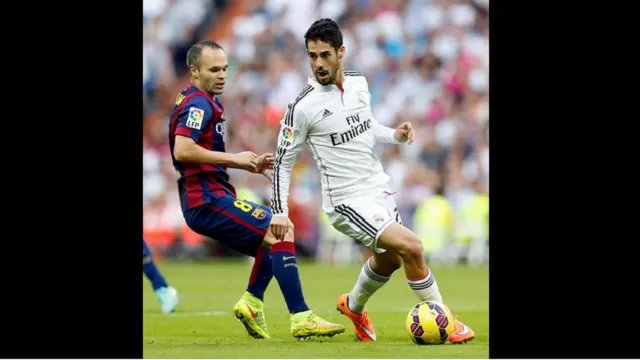 Andrés Iniesta y su blooper para el tercer tanto del Real Madrid