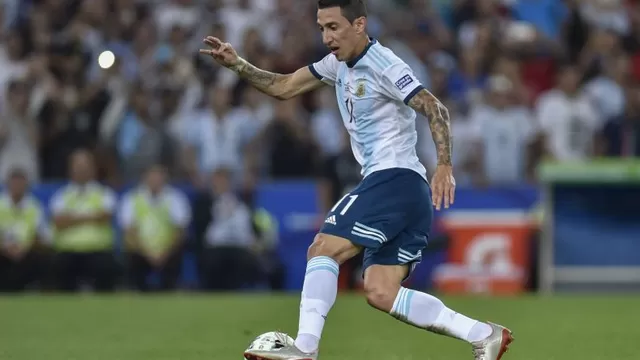 Ángel Di María llegó a los 100 goles con la selección argentina | Foto: AFP.
