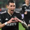 Ángel Di María marcó triplete y Juventus clasificó a octavos de Europa League