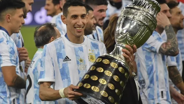 Ángel Di María se tatuó la Copa América que ganó con Argentina