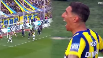 Ángel Di María y el impresionante gol olímpico en empate con Boca