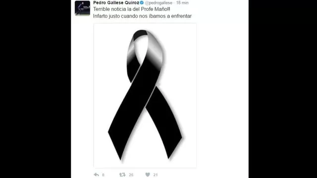 Aníbal &#39;Maño&#39; Ruiz: mundo del fútbol lamenta su muerte