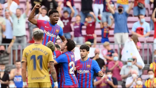 Ansu Fati vuelve y anota el 3-0 del Barcelona ante Levante