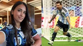 Antonela y el mensaje que dedicó a Lionel Messi tras doblete con Argentina