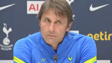 Conte habló en conferencia de prensa. | Foto: Captura Football Daily