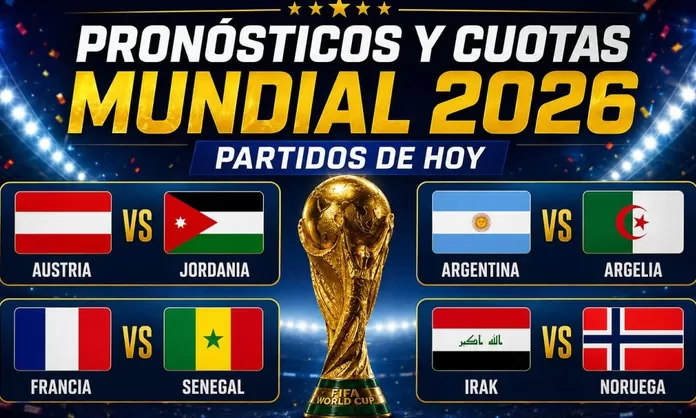 Partidos del Mundial, hoy 16 de junio: Pronósticos, mejores cuotas y apuestas