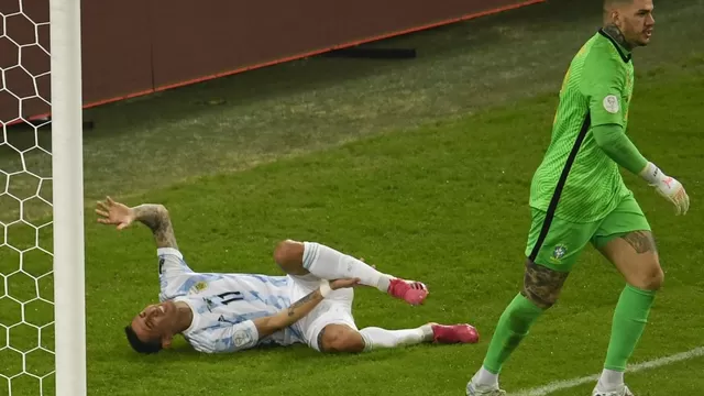 Argentina campeón de la Copa América: Así quedó el tobillo de Ángel Di María