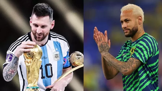 Argentina campeón del mundo: Neymar felicitó a su &quot;hermano&quot; Messi por su título mundial