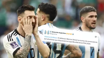 Argentina convocó a futbolista de último minuto para el Mundial 2026