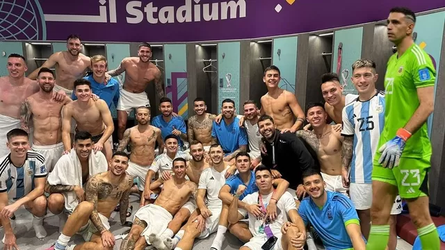 Argentina a la final de Qatar 2022: La celebración albiceleste en el vestuario