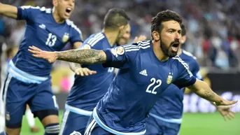 Argentina: genial pase de Messi y golazo de cabeza de Lavezzi