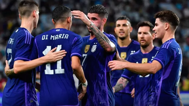 Argentina goleó 5-0 a EAU en su último amistoso previo al Mundial