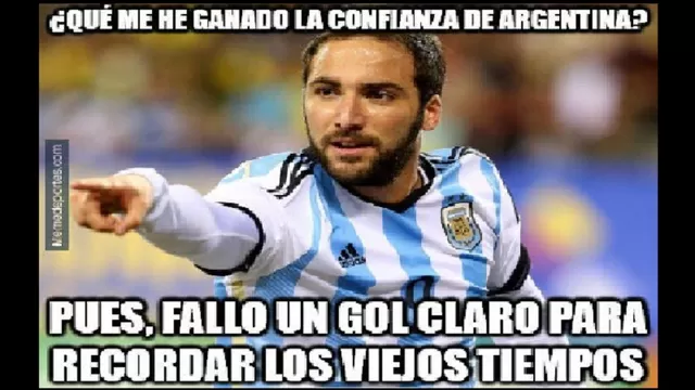 Argentina: Higuaín y los memes tras el gol que falló ante Chile-foto-2
