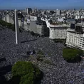 Argentina: Hinchas pernoctaron en el Obelisco para recibir a sus campeones