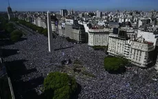Argentina: Hinchas pernoctaron en el Obelisco para recibir a sus campeones - Noticias de campeon