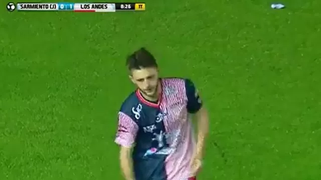 Argentina: insólita lesión del delantero Matías Linas cuando celebraba