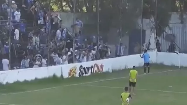 Argentina: jugador de Almagro recibió un balazo de goma en la cabeza