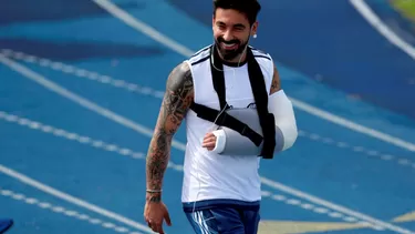 Argentina: Lavezzi fue operado con éxito de la luxofractura en el codo